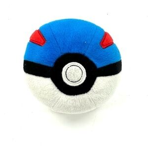 Pokemon 2016 Great Ball Pokeball Plush TOMY Soft Stuffed Toy 4.5 Inch Gamer
